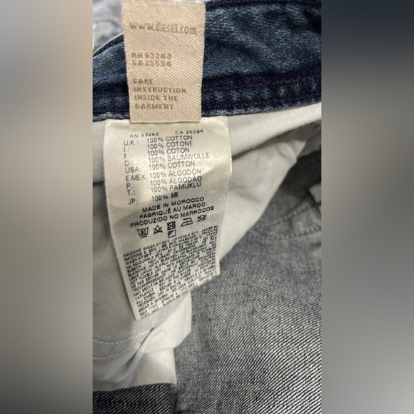 Diesel Men’s 33x32 Jeans Safado Regular Slim Straight Distressed Denim Blue - Picture 10 of 11